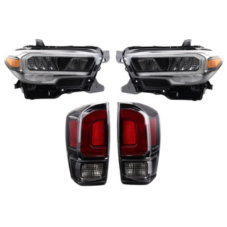 TRQ® - Driver and Passenger Side Replacement Headlights