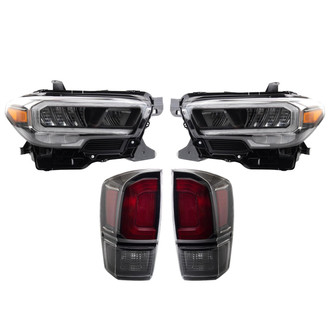 TRQ® - Driver and Passenger Side Replacement Headlights