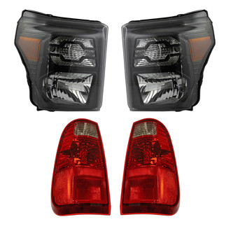 TRQ® - Driver and Passenger Side Replacement Headlights