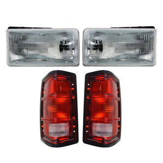 TRQ® - Driver and Passenger Side Replacement Headlights