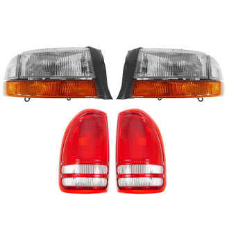 TRQ® - Driver and Passenger Side Replacement Headlights