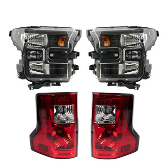 TRQ® - Driver and Passenger Side Replacement Headlights