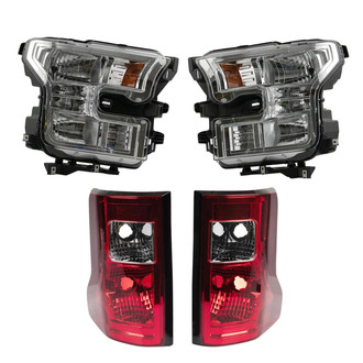 TRQ® - Driver and Passenger Side Replacement Headlights