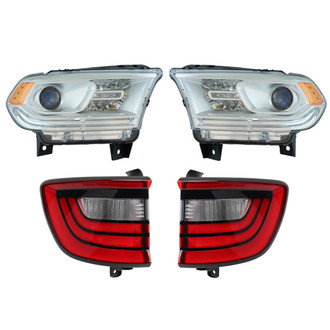 TRQ® - Driver and Passenger Side Replacement Headlights