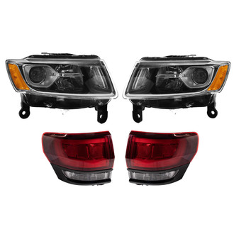 TRQ® - Driver and Passenger Side Replacement Headlights