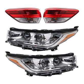 TRQ® - Driver and Passenger Side Replacement Headlights