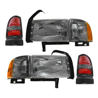 TRQ® - Driver and Passenger Side Replacement Headlights