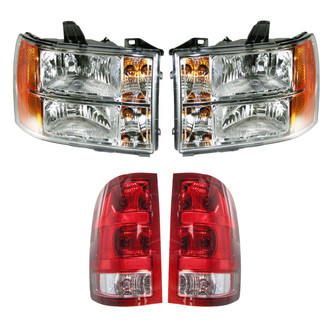TRQ® - Driver and Passenger Side Replacement Headlights