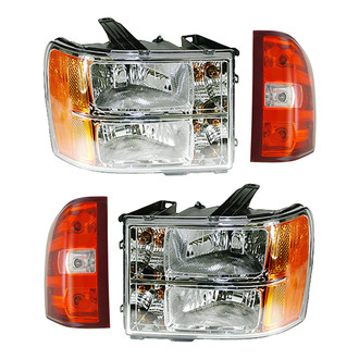 TRQ® - Driver and Passenger Side Replacement Headlights