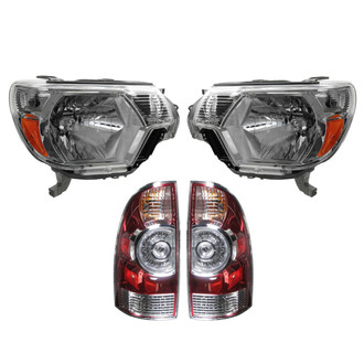TRQ® - Driver and Passenger Side Replacement Headlights