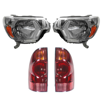 TRQ® - Driver and Passenger Side Replacement Headlights