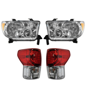 TRQ® - Driver and Passenger Side Replacement Headlights