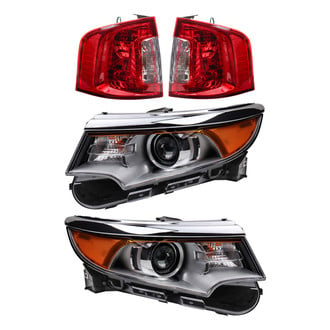 TRQ® - Driver and Passenger Side Replacement Headlights