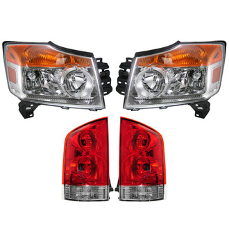 TRQ® - Driver and Passenger Side Replacement Headlights