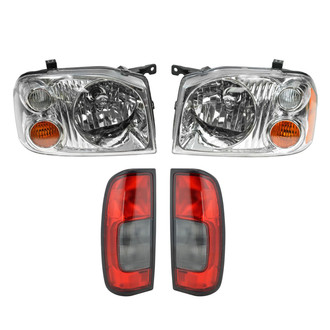 TRQ® - Driver and Passenger Side Replacement Headlights
