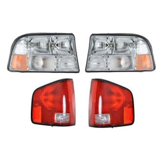 TRQ® - Driver and Passenger Side Replacement Headlights