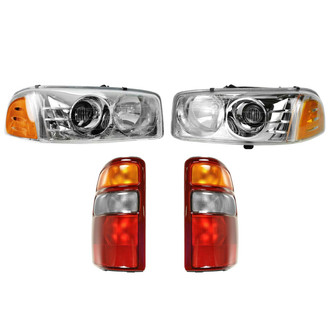 TRQ® - Driver and Passenger Side Replacement Headlights