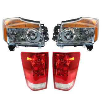TRQ® - Driver and Passenger Side Replacement Headlights