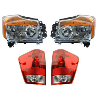 TRQ® - Driver and Passenger Side Replacement Headlights