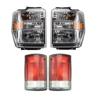 TRQ® - Driver and Passenger Side Replacement Headlights