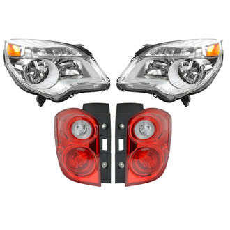 TRQ® - Driver and Passenger Side Replacement Headlights