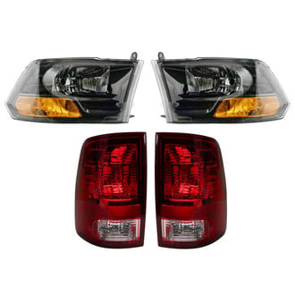 TRQ® - Driver and Passenger Side Replacement Headlight