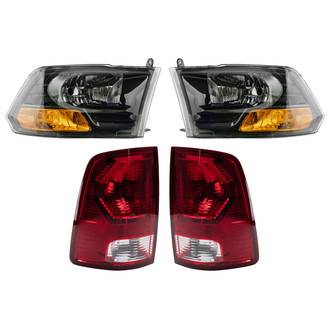 TRQ® - Driver and Passenger Side Replacement Headlights