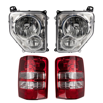 TRQ® - Driver and Passenger Side Replacement Headlights