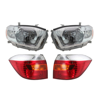 TRQ® - Driver and Passenger Side Replacement Headlights
