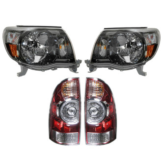 TRQ® - Driver and Passenger Side Replacement Headlights