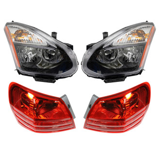 TRQ® - Driver and Passenger Side Replacement Headlights
