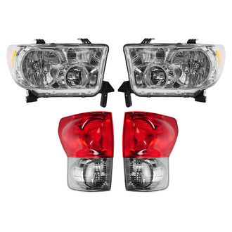 TRQ® - Driver and Passenger Side Replacement Headlights