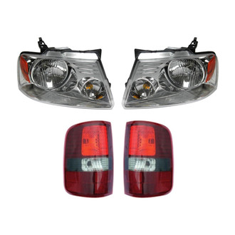 TRQ® - Driver and Passenger Side Replacement Headlights