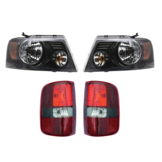TRQ® - Driver and Passenger Side Replacement Headlights