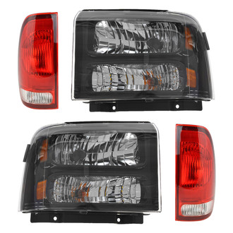 TRQ® - Driver and Passenger Side Replacement Headlights