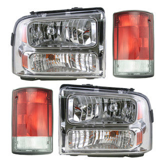 TRQ® - Driver and Passenger Side Replacement Headlights