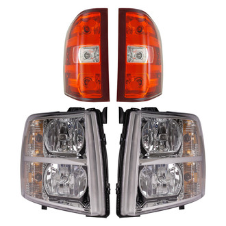 TRQ® - Driver and Passenger Side Replacement Headlights