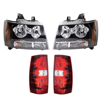 TRQ® - Driver and Passenger Side Replacement Headlights