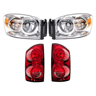 TRQ® - Driver and Passenger Side Replacement Headlights