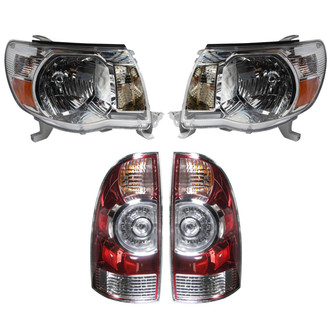 TRQ® - Driver and Passenger Side Replacement Headlights