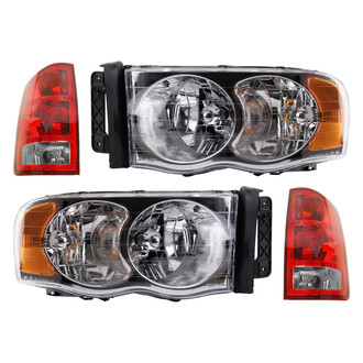 TRQ® - Driver and Passenger Side Replacement Headlights
