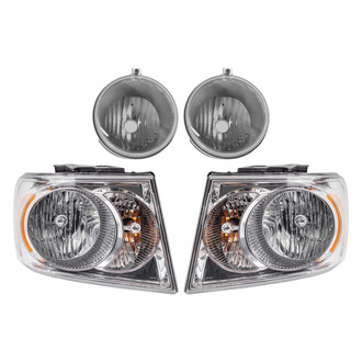 TRQ® - Driver and Passenger Side Replacement Headlights