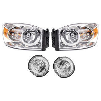 TRQ® - Driver and Passenger Side Replacement Headlights