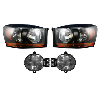 TRQ® - Driver and Passenger Side Replacement Headlights