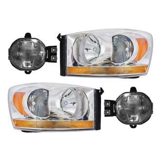 TRQ® - Driver and Passenger Side Replacement Headlights