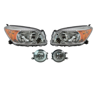 TRQ® - Driver and Passenger Side Replacement Headlights