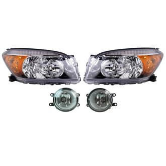 TRQ® - Driver and Passenger Side Replacement Headlights