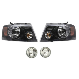 TRQ® - Driver and Passenger Side Replacement Headlights