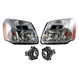 TRQ® - Driver and Passenger Side Replacement Headlights