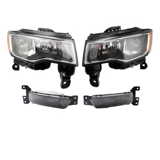 TRQ® - Driver and Passenger Side Replacement Headlights